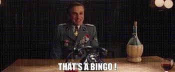 YARN | That's a bingo ! | Inglourious Basterds (2009 ...