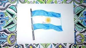 La bandera argentina es un símbolo de grandeza y libertad. Dibuja La Bandera De La Republica De La Argentina Youtube