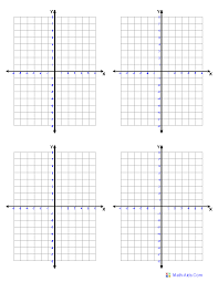 Graph Paper Printable Math Graph Paper Coordinate Graphing Coordinate Plane Graphing Printable Graph Paper