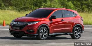 Honda crv price colors interior honda engine news. Honda Hr V Facelift Malaysian Specifications Revealed Four Variants In All Including Hybrid Paultan Org