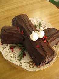 Our Buche De Noel A Special Christmastime Offering A Dark Chocolate Roulade Cake Froste Chocolate Roulade Sipping Chocolate Recipe Chocolate Triffle Recipe