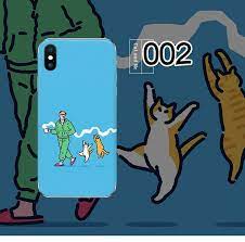 女性iphonexスキンシール韓国イラスト アイフォンxs xs max xr iphone8ネコ犬日常生活 芸術家iphone xs maxスマホシール猫いぬ可愛いカバー 絵柄背面ステッカーiphone7 6sペア男女おしゃれ スマホ シール 韓国 イラスト 芸術家