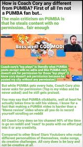 The game features a handful of unique game types for players to. Coach Cory Rant Unpopular Opinion Coach Cory Is No Different Than Pumba Cory Sure As Hell Didn T Ask For My Permission Of Any Of My Reddit Posts That I Posted On R Brawlstars