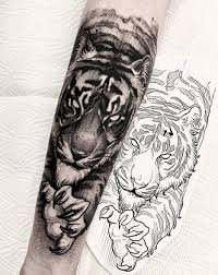 Tiger Tattoo On The Forearm Such A Beautiful Tattoo Done By Brunosantostattoo Www Otziapp Com Tiger Tattoo Sleeve Body Tattoos Tattoos