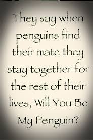 A penguin heart filled with love. Quote Of The Day Penguin Love Quotes Penguin Quotes Love Story Quotes