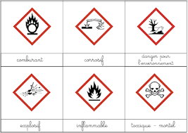 Diy Montessori Nomenclature Des Pictogrammes De Danger Nomenclature Pictogramme Comment Etudier