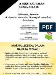 Pencarian kata dapat dilakukan menggunakan form pencarian. 99504071 Makna Leksikal Dalam Bahasa Melayu