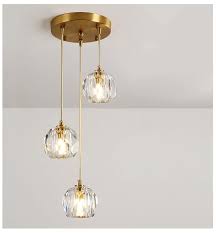 Modern Luxury Copper Crystal Chandelier Bedroom Bathroom Crystal Mirror Front Small D Chandelier Bedroom Crystal Chandelier Bedroom Crystal Chandelier Bathroom