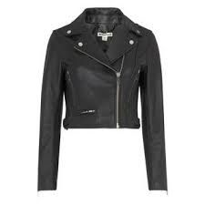 Rose Crop Leather Jacket In Black On Whistles Cropped Leather Jacket Leather Jacket Jackets