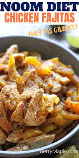 30 Minute One Pan Chicken Fajitas Berry Maple Easy Healthy Recipes Diet Recipes Low Calorie Chicken Recipes