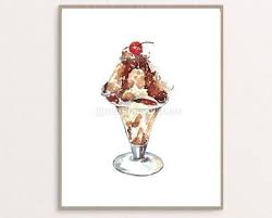 More from fun christmas decor and gift ideas 2020. Ice Cream Sundae Icecream Bakery Kitchen Decor Painting Wall Etsy In 2020 Art Restaurant Kitchen Decor Paintings Kitchen Wall Art