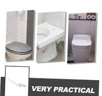 COLLBATH Kit Di Sostituzione Della Leva Del Serbatoio Del Wc Maniglia Di  Scarico Universale Per Bagno Leva Di Montaggio Laterale Del Serbatoio in ...