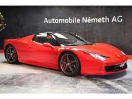 Check spelling or type a new query. Used Ferrari 458 Spider Car For Sale In Hinterkappelen Official Ferrari Used Car Search