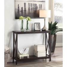 Convenience Concepts Oxford Console Table Espresso Walmart Com Console Table Johar Furniture Home Decor