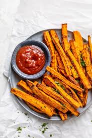 They're great on their own, but even better with one of. Air Fryer Sweet Potato Fries Feelgoodfoodie