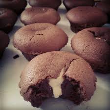 Muffin Chocolat Noir Au Coeur Fondant De Chocolat Blanc Recette Recette Muffin Chocolat Muffin Chocolat Coeurs En Chocolat