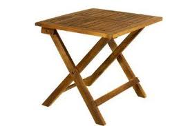 table basse pliante en bois tables jardin d appoint 46x46cm pliable acacia amazon fr cuisine maison cheap garden furniture garden furniture furniture