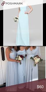 Jj S House A Line Cowl Neck Bridesmaid Dress Bridesmaid Dresses Floor Length Bridesmaid Dresses Dresses
