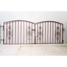 Our montebello garden fencing is beautifully crafted with metal scrollwork. Vintage Red English Wrought Iron Garden Gates Chairish