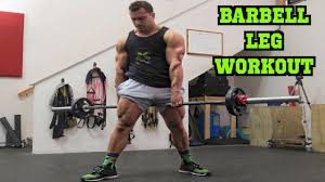intense 5 minute barbell leg workout
