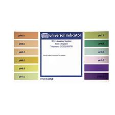Colour Chart For Ph 1 14 Indicator