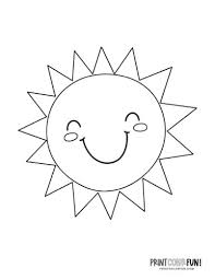 You can use our amazing online tool to color and edit the following happy face coloring pages. 24 Fun Sun Coloring Pages Print Color Fun