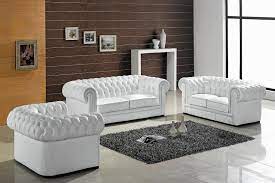 Paris Ultra Modern White Living Room Furniture Modern White Leather Sofa Living Room Sets Furniture White Leather Sofas
