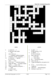 Welcome to our website for all very in spanish answers. Spanish Crossword Puzzle
