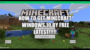 How To Get Minecraft Bedrock Windows 10 By Free Latest Link In Desc In 2020 Bedrock Windows 10 Minecraft 1