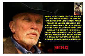 🤩🤩🤩 PETER WELLER AS RETIRED SHERIFF LUCIEN CONNALLY IN "LONGMIRE" SEASON  6 ON NETFLIX 🤩🤩🤩