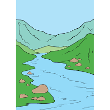 How To Draw A River Really Easy Drawing Tutorial Drawing Tutorial Easy Easy Drawings Drawing Tutorial