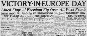 The date came to be known as victory in europe day, or ve day. This Week In History V E Day Fishwrap The Official Blog Of Newspapers Com