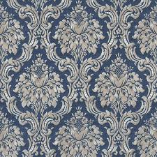 Maybe you would like to learn more about one of these? As Creation Floral Damask Baroque Wallpaper Non Woven Navy Blue Beige 36716 7