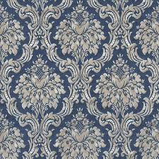 Maybe you would like to learn more about one of these? As Creation Floral Damask Baroque Wallpaper Non Woven Navy Blue Beige 36716 7