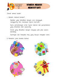 Unit 1 tut tut kereta api (teknik silang pangkah). Unit 9 Boneka Menari Mencuit Hati Psv Tahun 3 Worksheet