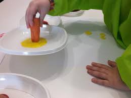 Veggie and fruit painting- Pintando con frutas y vegetales « Happy ...
