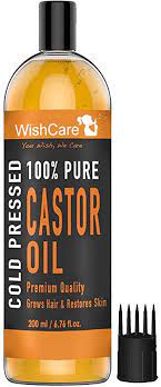 This costs 250 rupees for 200 ml bottle. Buy Wishcare Premium Cold Pressed Castor Oil Pure Virgin Grade For Healthy Hair And Skin 200 Ml Online At Low Prices In India Amazon In