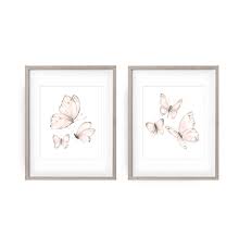Update your space and make it you! Blush Pink Butterfly Baby Wall Decor