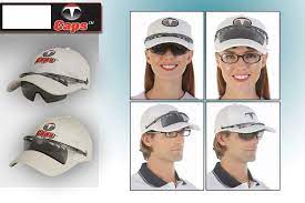 The T Cap For People Who Wear Prescription Glasses Customize Your T Caps To Fit Your Needs Sunglasses Are Connected To Baseball Ca Baseball Cap Baseball Cap