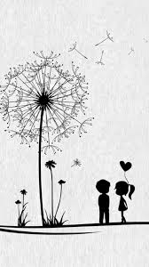 Pin By Olga Kalanzhova On Oboi Black And White Art Drawing Dark Art Drawings Cute Couple Art