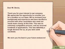 If you are using letterhead, do not include the sender's address at the top of the letter; How To Write A Rejection Letter 11 Steps With Pictures