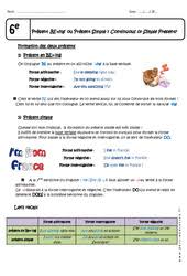 Cours sur les temps en anglais. Cours Temps Anglais 6eme Cycle 3