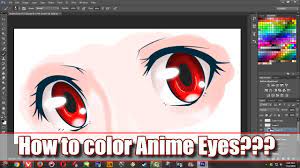 X research source anime or manga characters have a variety of different eye shapes, so check your favorites to get ideas on how to draw the eyes on your character. How To Color Anime Eyes With Photoshop Cs6 Coloring And Cel Shading Tutorial Youtube