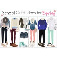 Springoutfitsschool Spring Outfits For School College Outfits Winter Spring Outfits College
