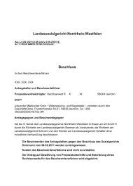 Maybe you would like to learn more about one of these? Beschluss Des Lsg Nrw Beispielklagen