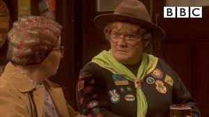 I watch the same ones over and over. Winnie Trips Over Her Words Mrs Brown S Boys Bbc Youtube