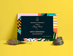 Certificate Design On Behance Desain Web Desain Grafis Inspirasi Desain Grafis