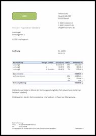 Rechnungsvorlage musiker kostenlos muster zum download. Rechnungsvorlage Fur Webdesign Webentwicklung Etc