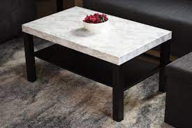 Diy Ikea Lack Marble Table Transformation Ikea Diy Ikea Lack Table Ikea Lack Coffee Table