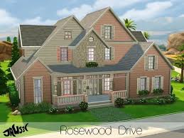 The Sims Resource Rosewood Drive Residential Lot By Jaws3 Sims 4 Downloads Sims 4 Houses Sims House Sims 4
